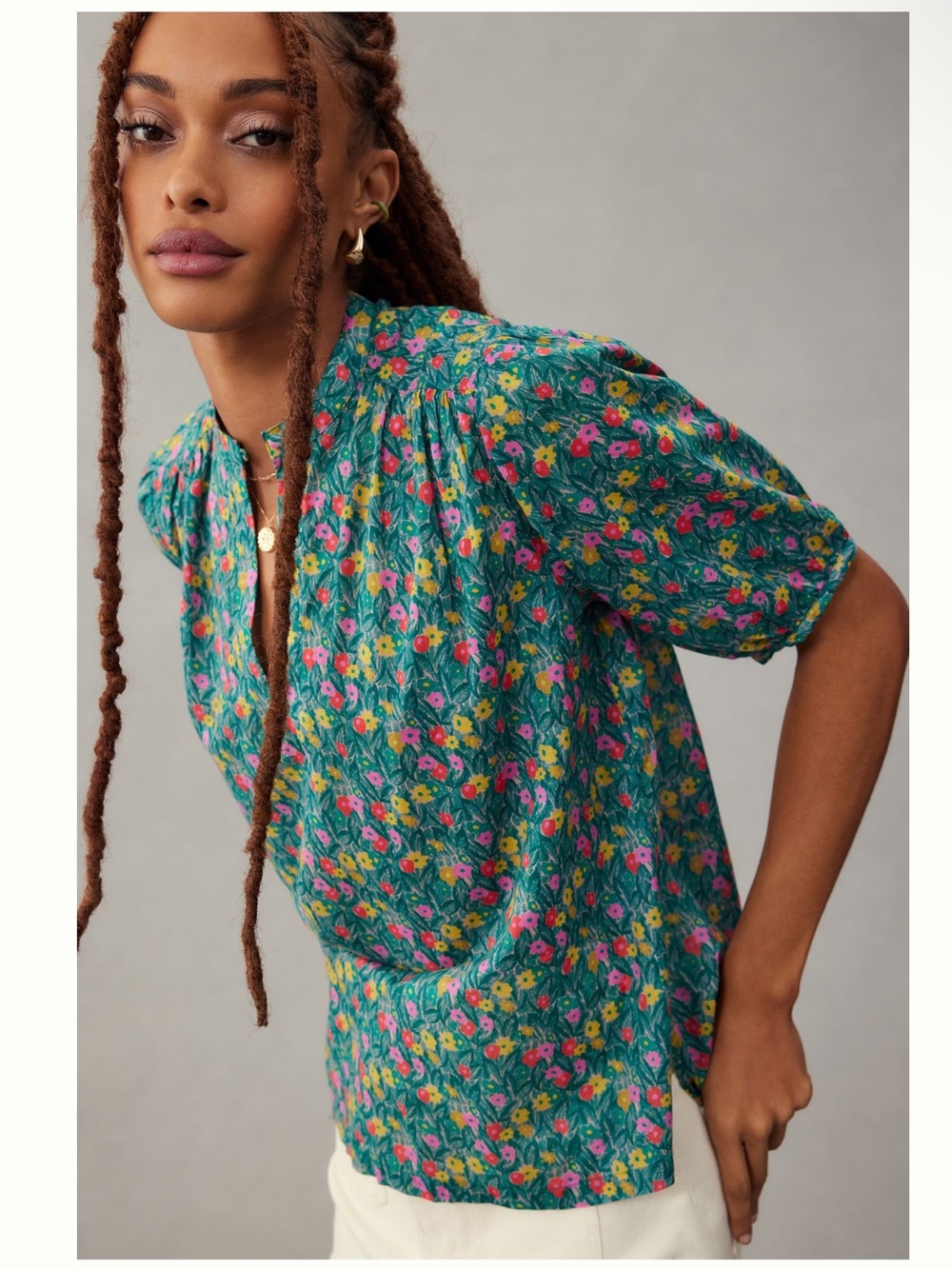 NWT Trovata Birds of Paradis Aline Blouse Size Small & Medium - Picture 8 of 9